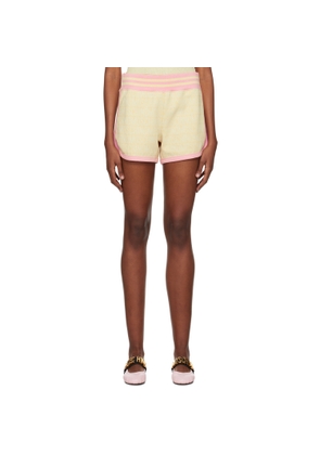 Moschino Beige Jacquard Shorts