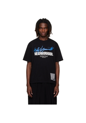 YOHJI YAMAMOTO Black NEIGHBORHOOD Edition SS-2 T-shirt