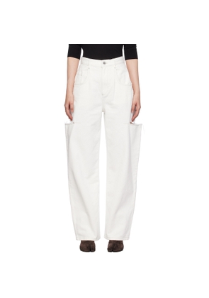 Maison Margiela White Slash Jeans
