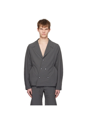 Uncertain Factor Gray Voyager Blazer