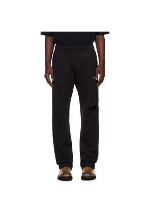 We11done Black Logo Wide Jogger Sweatpants