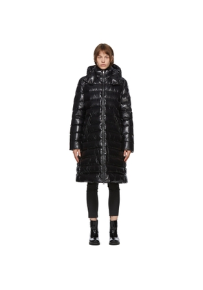 Moncler Black Down Moka Coat