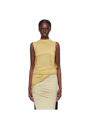 Rick Owens DRKSHDW Yellow Membrane II Tank Top