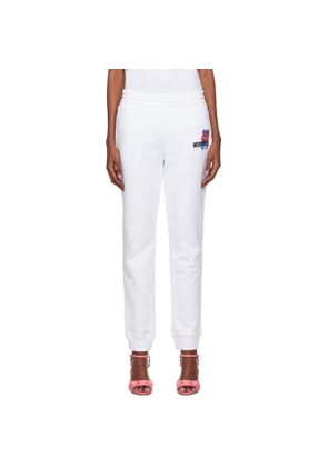Moschino White Puzzle Bobble Lounge Pants