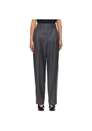 Givenchy Gray Double Pleat Trousers