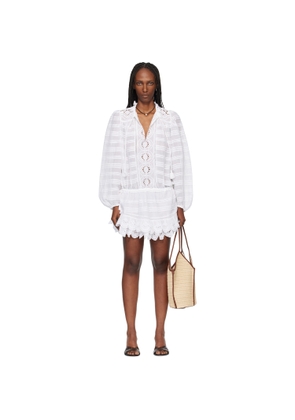 Isabel Marant Etoile White Preya Minidress