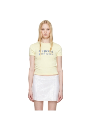 Coperni Yellow Disney 'Princess' Slim-Fit T-shirt