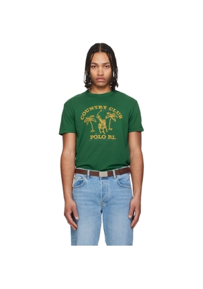Polo Ralph Lauren Green Classic Fit Jersey Graphic T-shirt