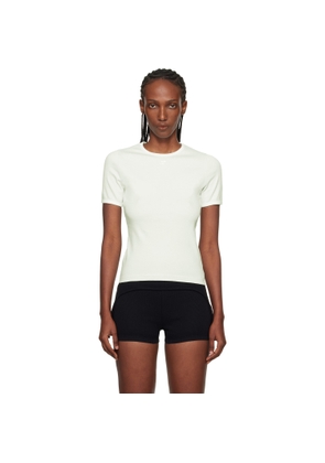 Courrèges Blue Signature Contrast T-shirt