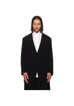 YOHJI YAMAMOTO Black TA Tuxedo 2 Buttons Blazer