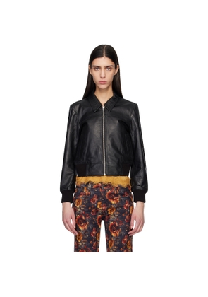 R13 Black Berlin Leather Jacket