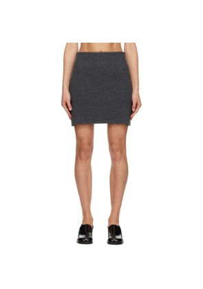 Givenchy Gray Pencil Miniskirt