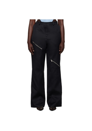 Sinéad O’Dwyer Black Spiral Zip Trousers