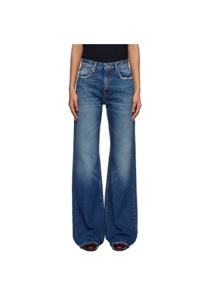 R13 Blue Loose Jane Jeans