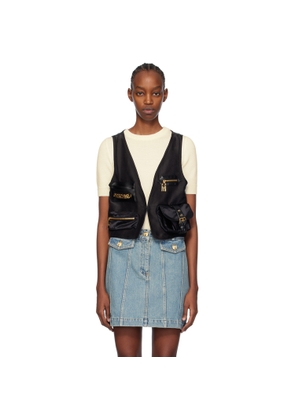Moschino Black Heavy Vest