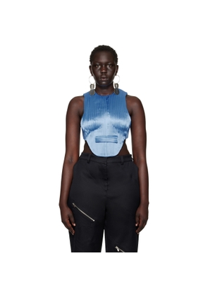 Sinéad O’Dwyer SSENSE Exclusive Blue Vest