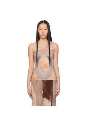 ELLISS SSENSE Exclusive Brown & Gray Reach Tank Top