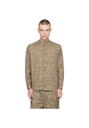 XENIA TELUNTS Brown Edo Shirt