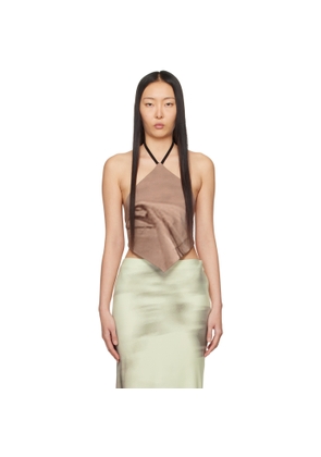 ELLISS SSENSE Exclusive Burgundy Tank Top