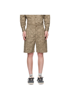 XENIA TELUNTS Brown Bini Shorts