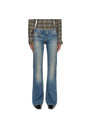 R13 Blue Boy Flare Jeans