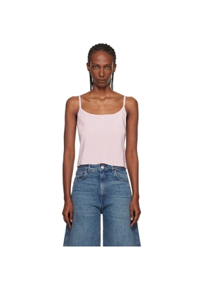 Courrèges Pink Lingerie Silk Top