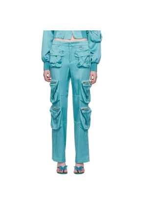 Blumarine Blue Pocket Trousers