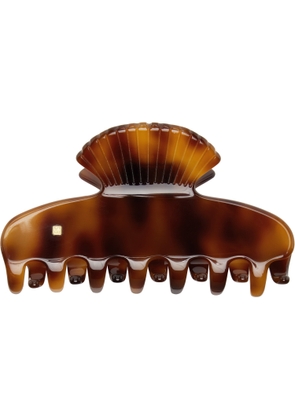 Sophie Buhai Brown Small Fan Shell Claw Hair Clip