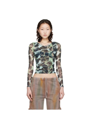Collina Strada Green & Black Cardio Top