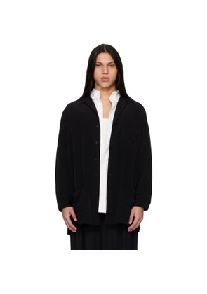 YOHJI YAMAMOTO Black TA Tuxedo 3 Pockets Shirt