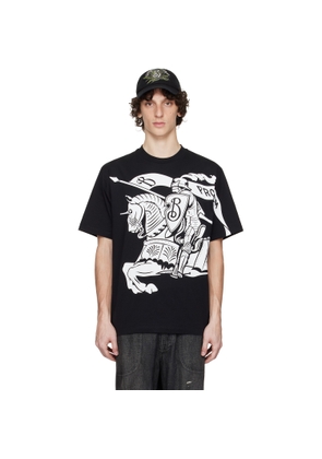 Burberry Black EKD Cotton T-shirt