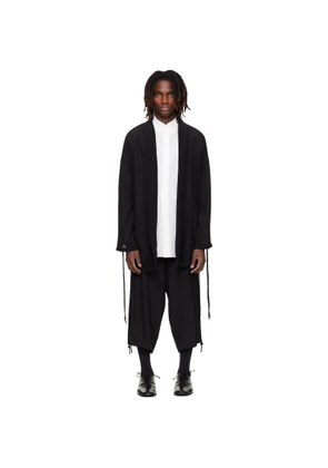 YOHJI YAMAMOTO Black Silk Jacket