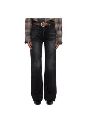 R13 Black Pauline Jeans