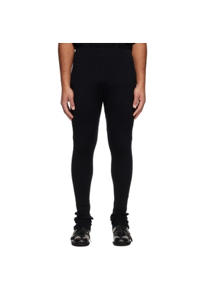 Julius Black Wool Lounge Pants