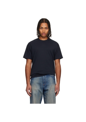 Givenchy Navy Cotton 'Givenchy Stamp' T-shirt