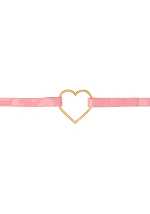 Blumarine Pink Heart Belt