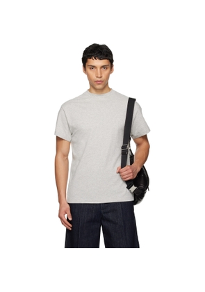 Jil Sander Three-Pack Gray Short-Sleeved T-shirts