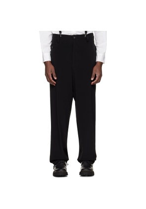 YOHJI YAMAMOTO Black Box Pocket Trousers