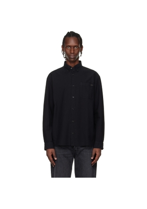 A.P.C. Black Mateo Logo Shirt