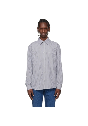 A.P.C. White & Black Owen Shirt