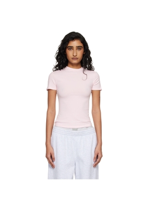 SKIMS Pink Cotton Jersey T-shirt