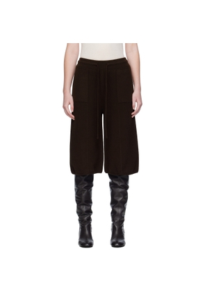 UMARMUNG Brown Wholegarment Bermuda Shorts