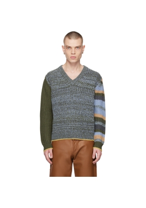 ALTU Green Striped Sweater