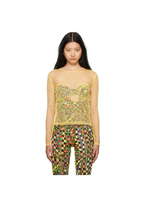 SIEDRÉS Yellow Desta Blouse