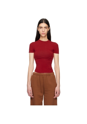 SKIMS Red Cotton Jersey T-shirt