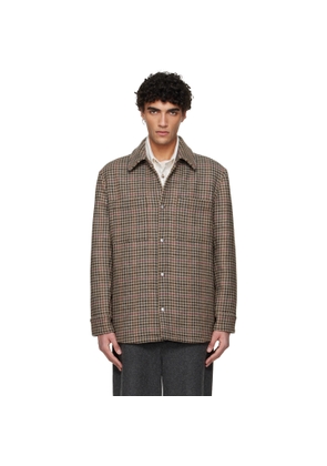 A.P.C. Brown Tweed Overshirt