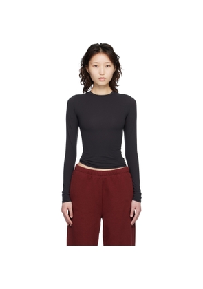 SKIMS Black Fits Everybody Long Sleeve T-shirt