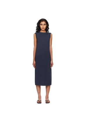 MM by Max Mara Navy Aulla Midi Dress