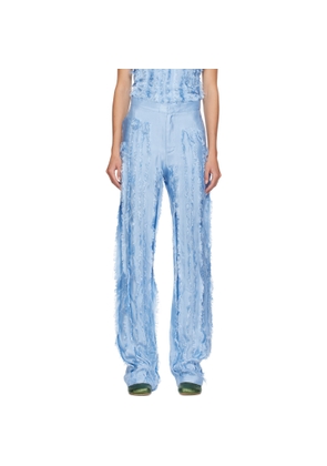 Edward Cuming Blue Scratch The Itch Trousers