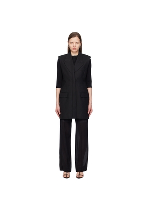 Victoria Beckham Black Tailored Minidress